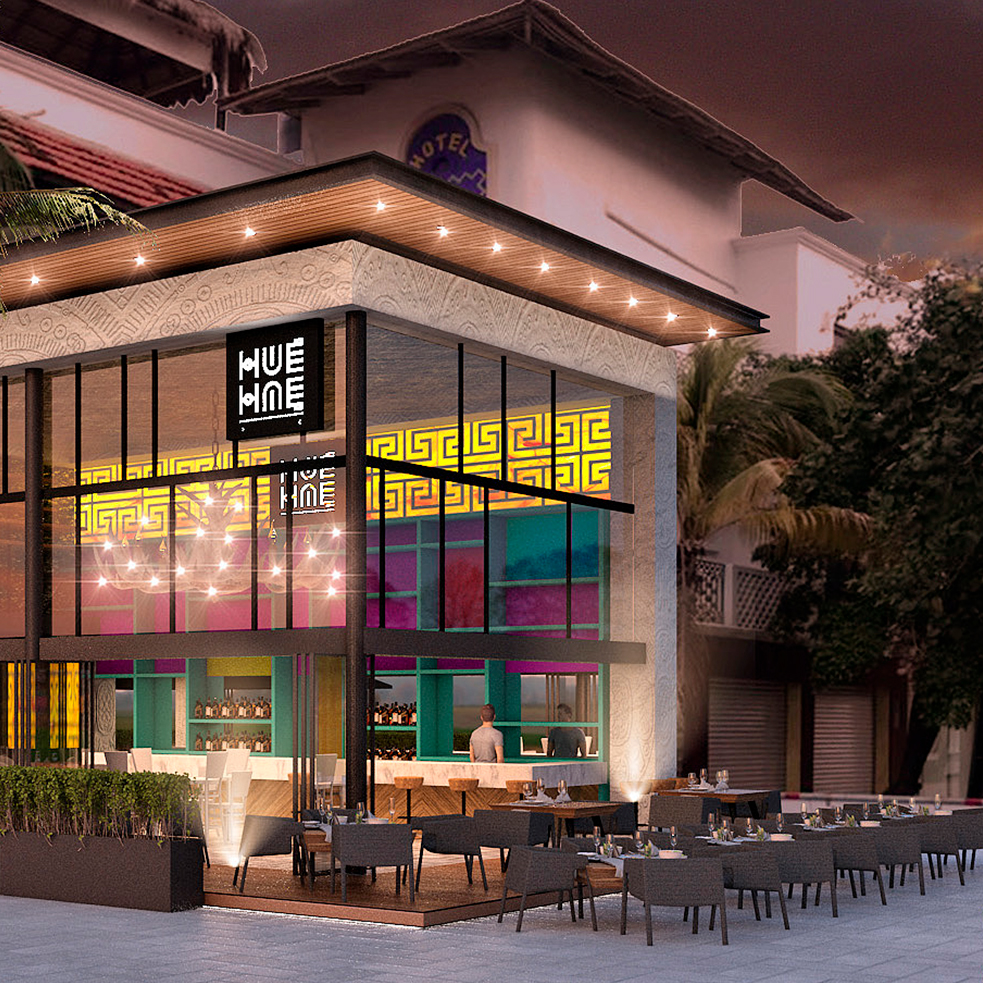 Restaurante /<br> <span> HUE HUE</span>