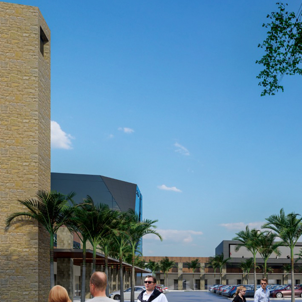 Centro Comercial /<br> <span> Distrito Sur</span>